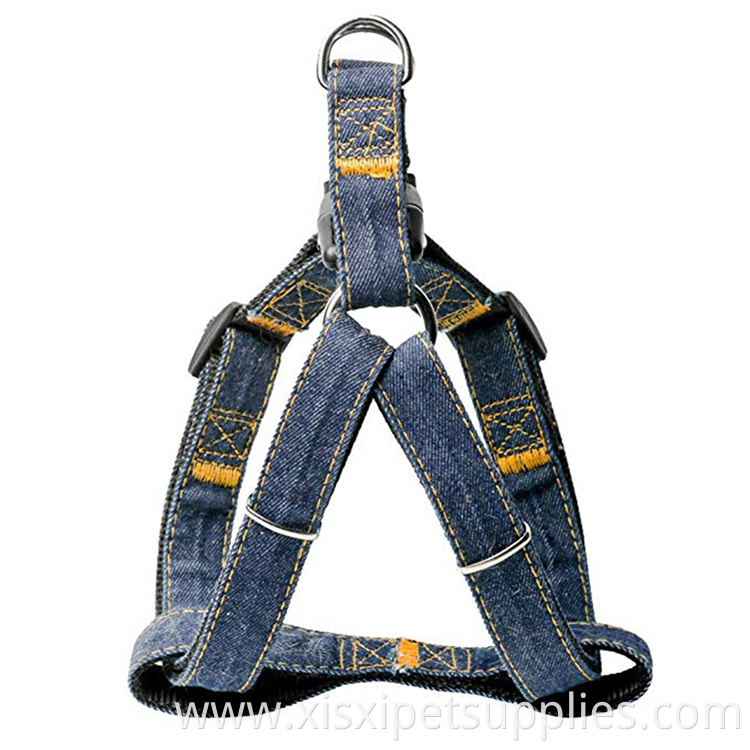 Durable Tilt Denim Dog Harness